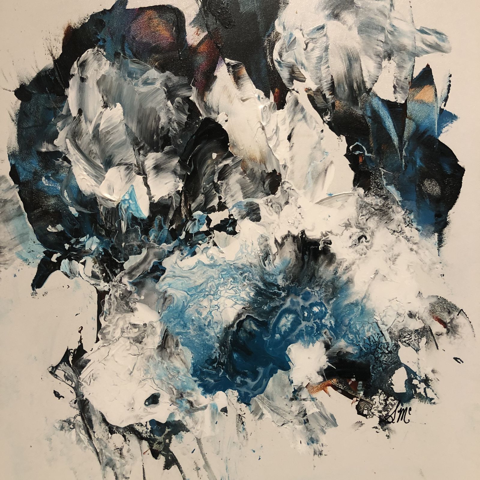 Large Canvas Statement Works by Susan McClain