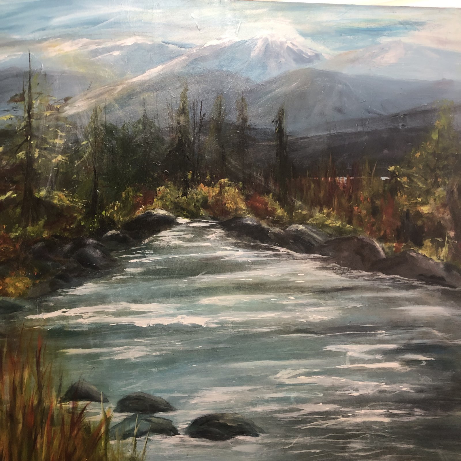 Mixed Media Florals and Landscapes by Susan McClain, Fort Langley artist